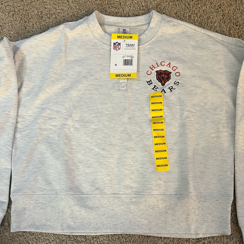 Women's NFL Chicago Bears Sweatshirt Sleepwear NWT